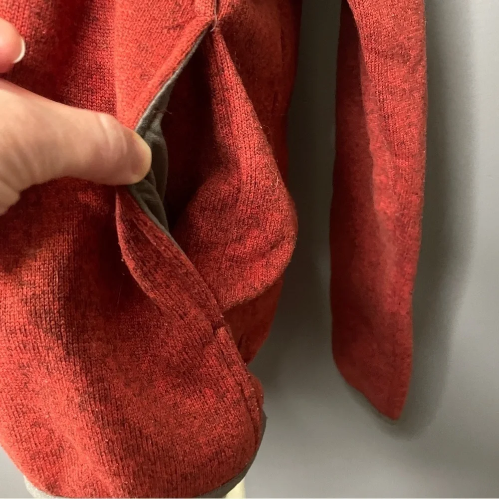 LL Bean burnt orange pullover size XL - Picture 4 of 6